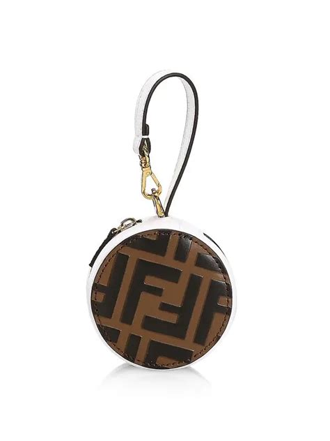 Fendi Wo Tamburo Pocket Leather Charm 